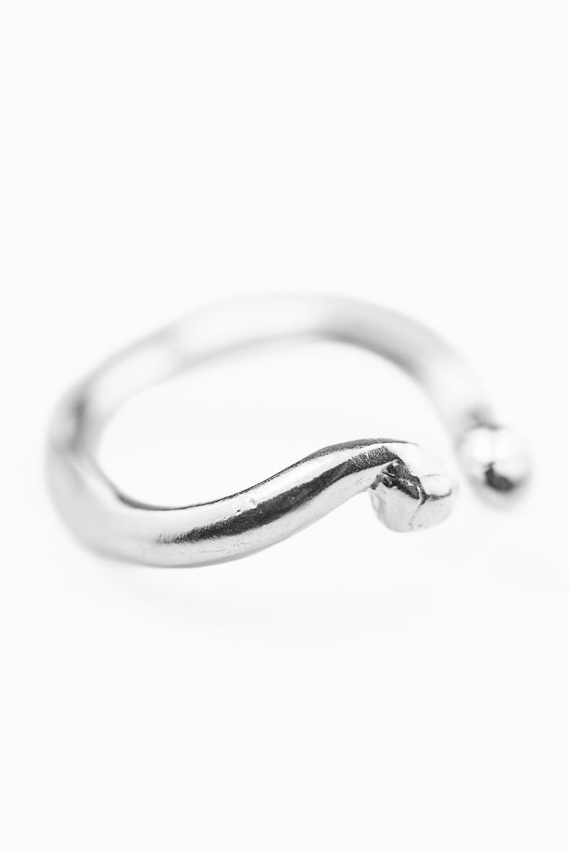 WATER I WAVE RING ADJUSTABLE I SILVER – Flor Rubaja Jewelry