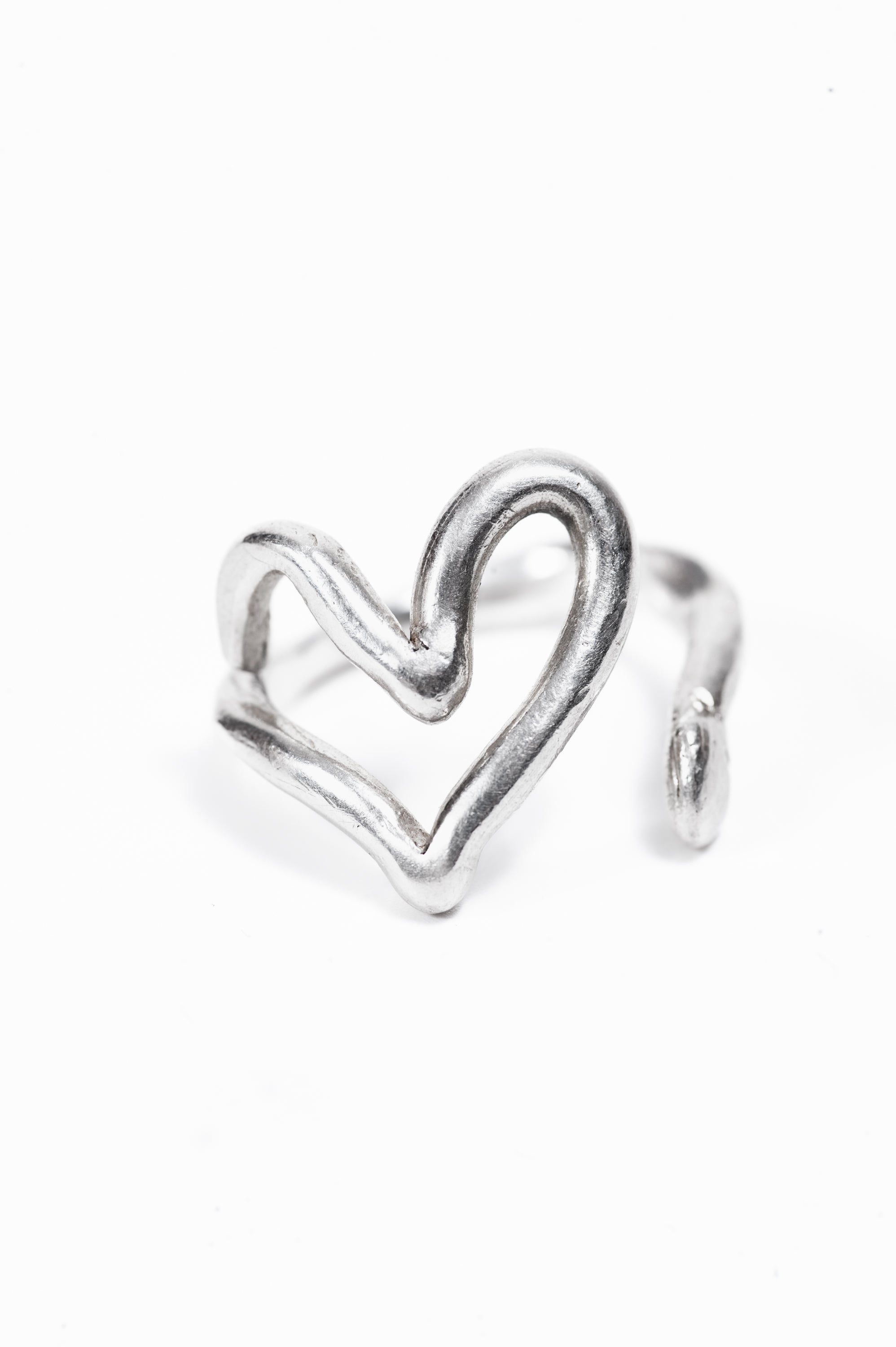 HEART ADJUSTABLE I SILVER – Flor Rubaja Jewelry